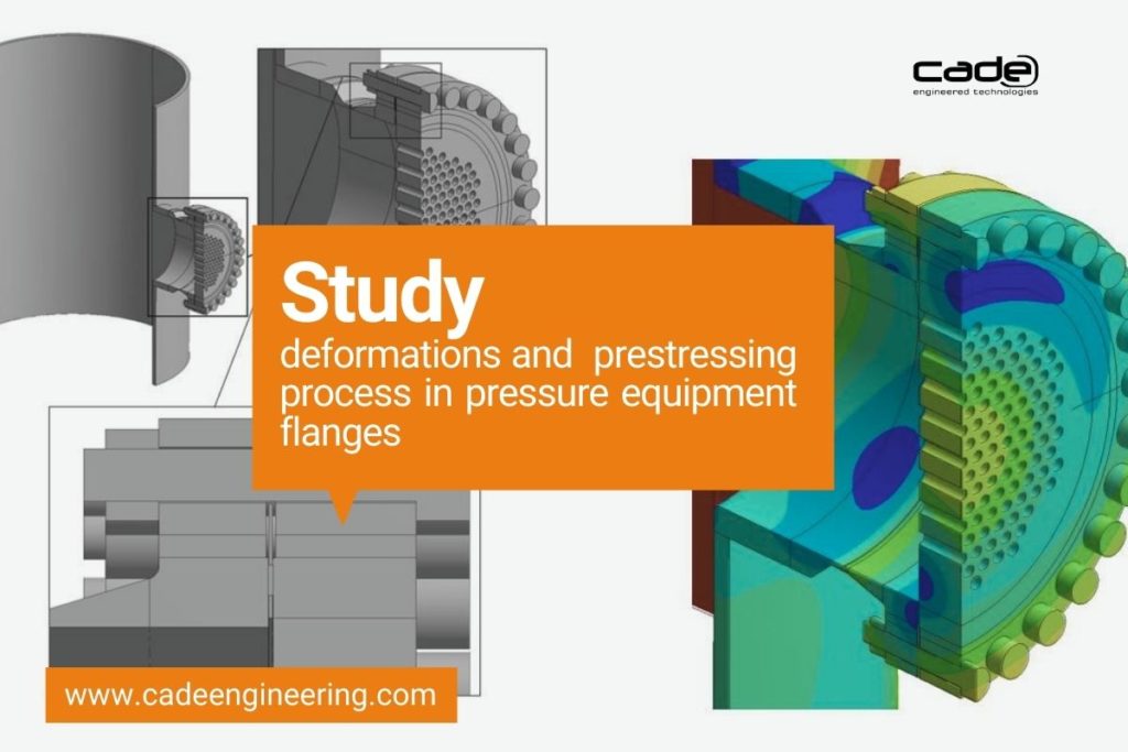 Study of deformations and the prestressing process in pressure equipment flanges
